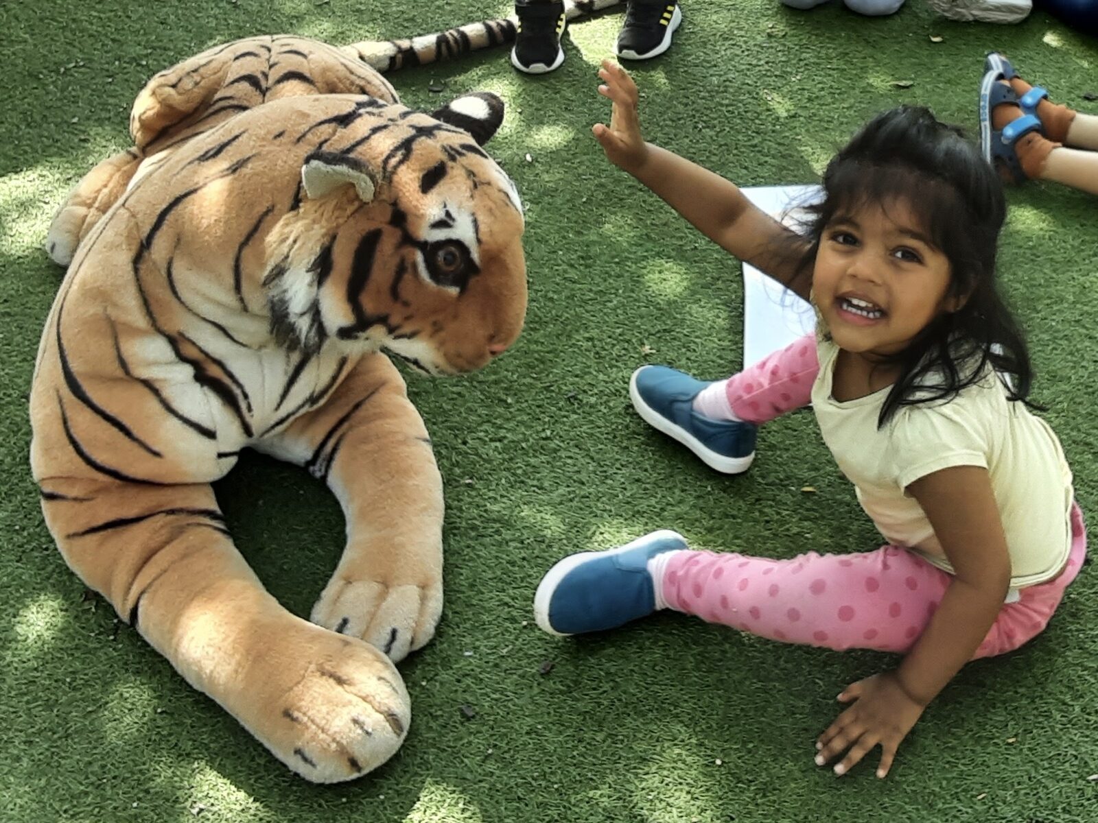 Children engaged in hands-on EYFS early years learning activities at Apple Tree Montessori Nursery